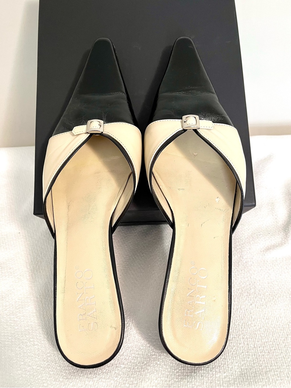 Vintage Spectator Mules